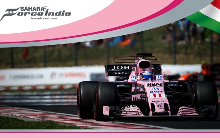 Force India vuelve a conseguir doble puntaje en Hungría y Sergio Perez por delante de su coequipero.