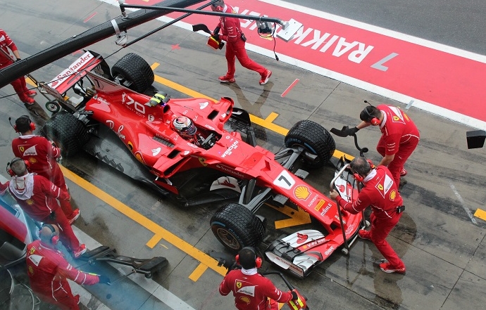 GP.de Monza- "sabado de lluvia sobre el circuito"