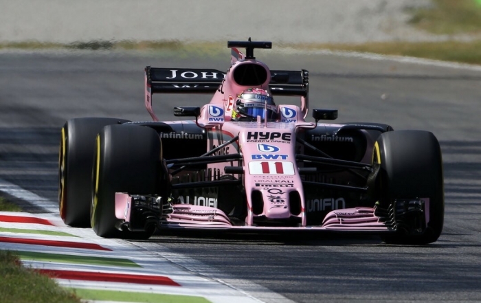 Force India consigue 10 carreras con puntuación doble en GP de Italia.