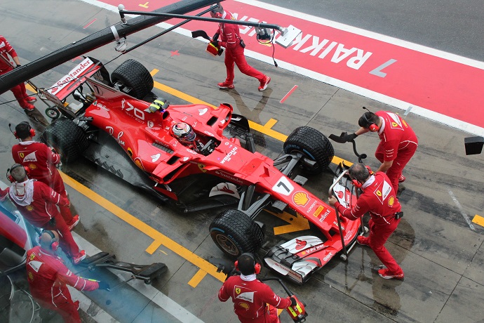 GP.de Monza- "sabado de lluvia sobre el circuito"