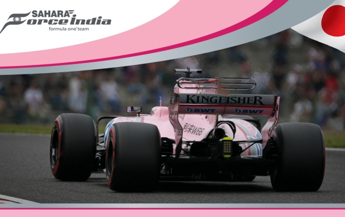 Force India sale en 5º y 7º en la grilla del GP de Japón 2017. @omarketingf1