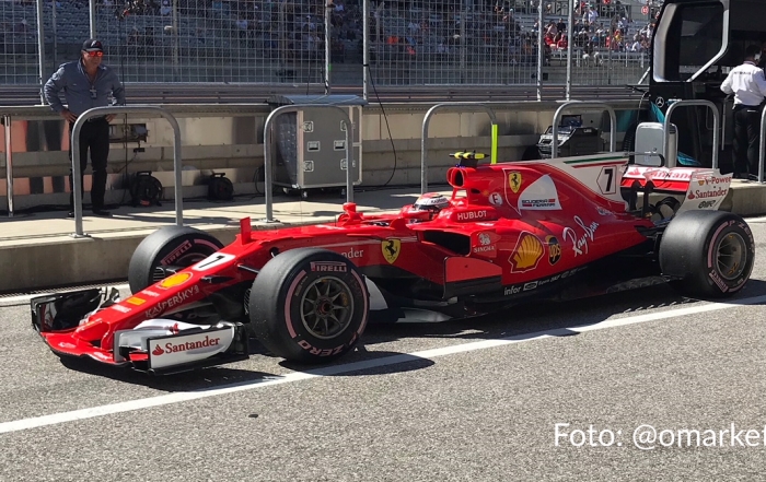 Ferrari en el Gran Premio de México. @omarketingf1