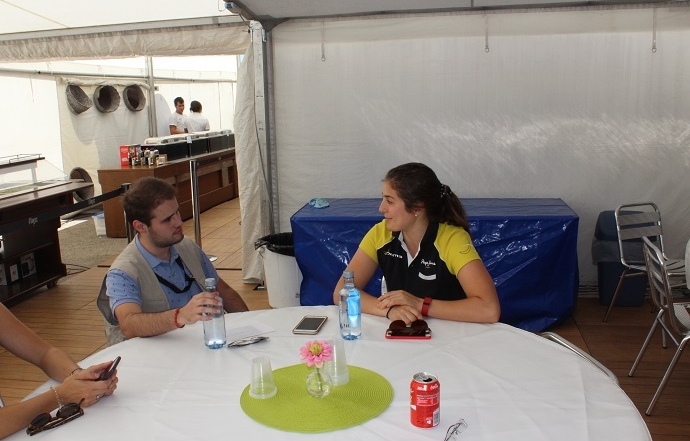 Graining Entrevistamos en Jerez a Tatiana Calderon piloto de GP3