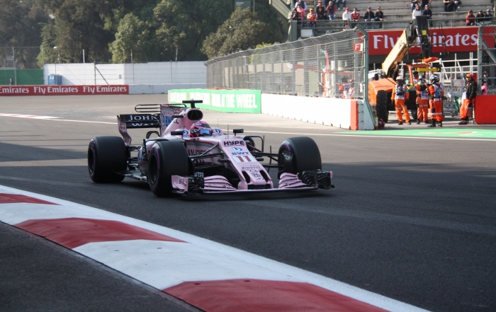 Sergio Checo Pérez saldrá en la Posición 10 del GP de México 2017. Foto: @omarketingf1