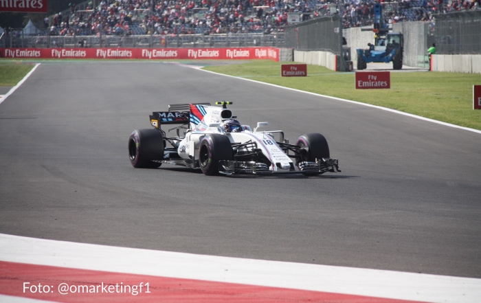 Lance Stroll piloto de Williams F1 correra en Daytona 2018. @omarketingf1