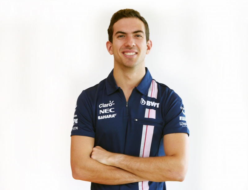 Nicholas Latifi se une a Force India como tester. @omarketingf1 Foto: Force India