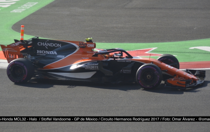 pruebas del halo. McLaren-Honda 2017. Foto: @omarketingf1