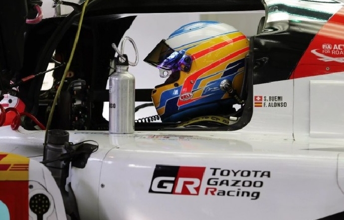 Alonso en el Toyota