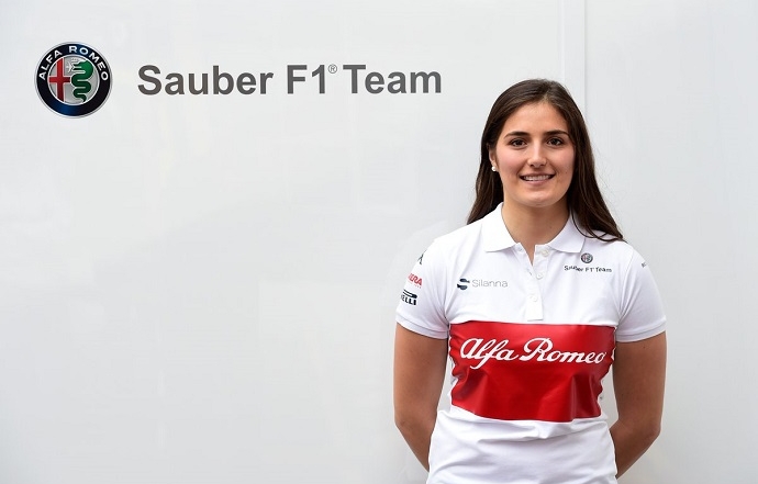 Tatiana Calderón será oficialmente piloto de pruebas de Alfa Romeo Sauber F1 2018