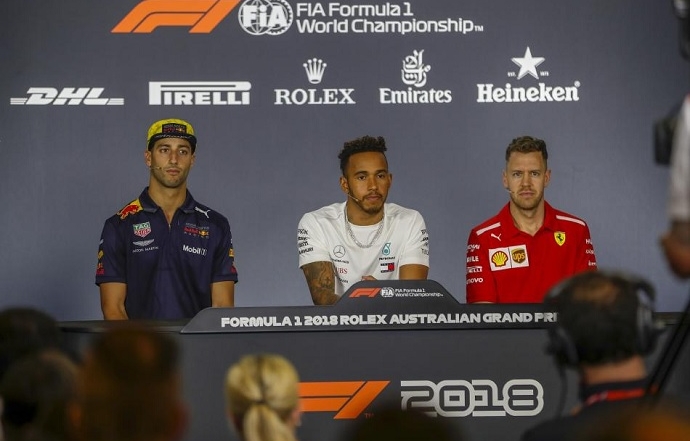 Rueda de prensa de pilotos desde Melbourne