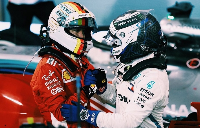 Hamilton y Bottas logran podio tras un domingo impecable