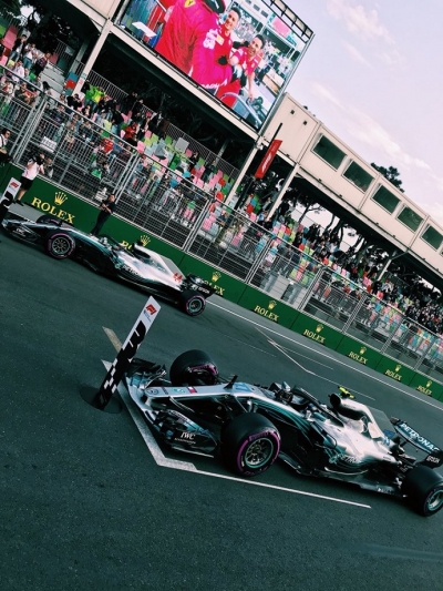 Hamilton y Bottas saldrán en Baku tras la estela de Vettel