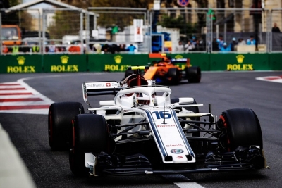 Sexta posición de Leclerc en el Gran Premio de Azerbaiyán