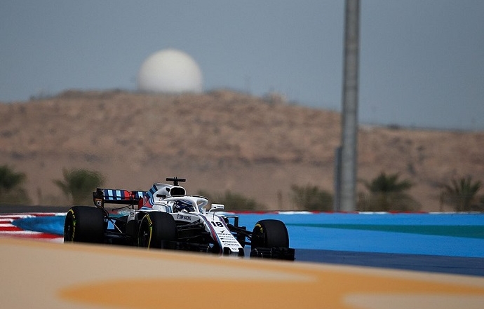 viernes decepcionante de williams en el desierto de Sakhir