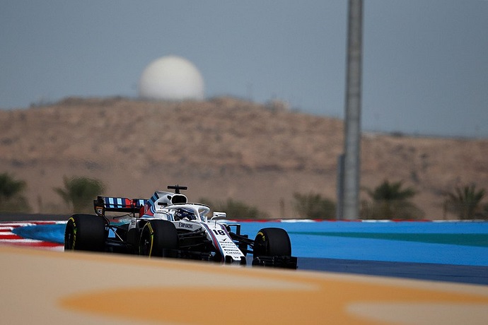 viernes decepcionante de williams en el desierto de Sakhir