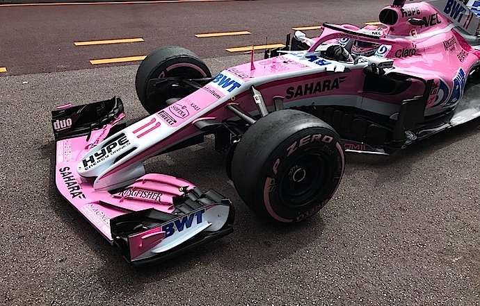 Jueves en Mónaco - Force India roza el top 10 calzando rosa