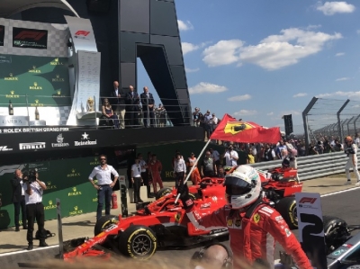 Domingo en Gran Bretaña-Ferrari.: Vettel conquista la casa de Hamilton