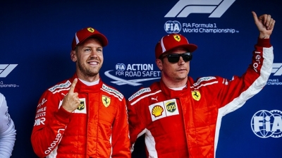 Sábado en Alemania-Ferrari: Genial pole de Vettel en su tierra; Kimi 3º