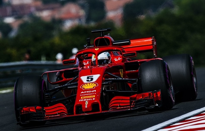 Viernes en Hungria - Ferrari: El numero 5 huele a pole position