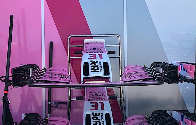 Force India es rebautizado para poder correr en Spa