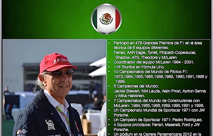 Un día como hoy en 1941 nació Jo Ramírez una leyenda mexicana en la F1