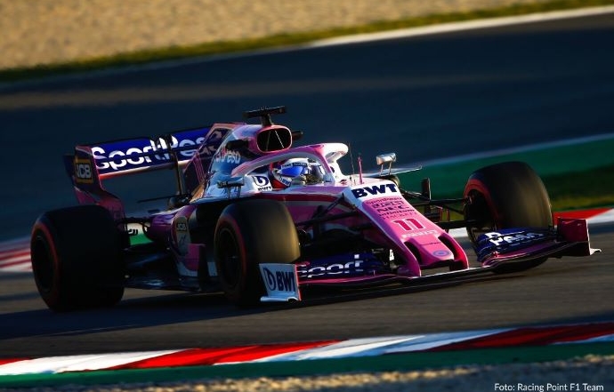 Previo: Racing Point en la alfombra rosa del GP de Australia 2019