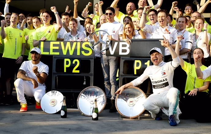 Domingo en Australia-Mercedes: Bottas se lleva los 26 puntos