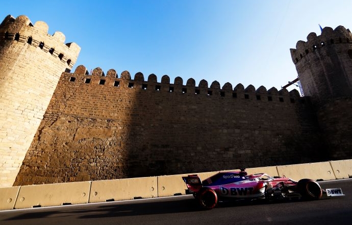 Viernes en Azerbaiyán - Racing Point cuesta arriba en prácticas incompletas de Bakú