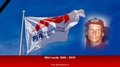 1 minuto de silencio por Niki Lauda en Mónaco