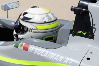 Sulaimán gana la carrera 1 en Aguascalientes México en la F4 NACAM