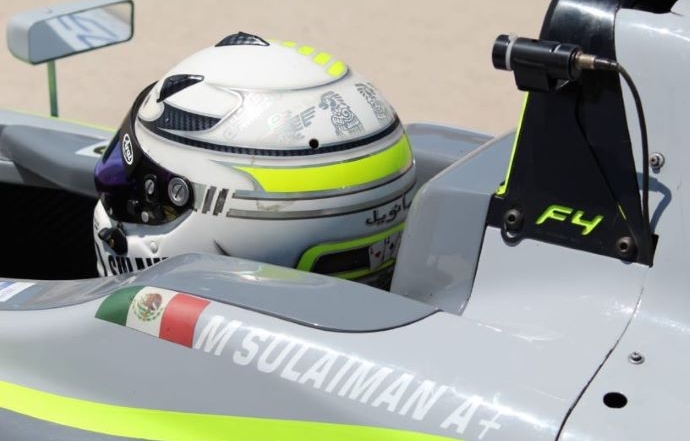 Sulaimán gana la carrera 1 en Aguascalientes México en la F4 NACAM