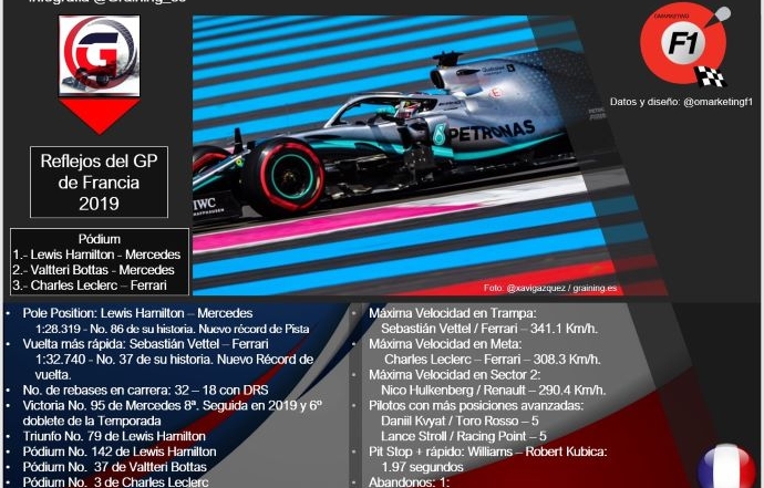 Reflejos del GP de Francia 2019