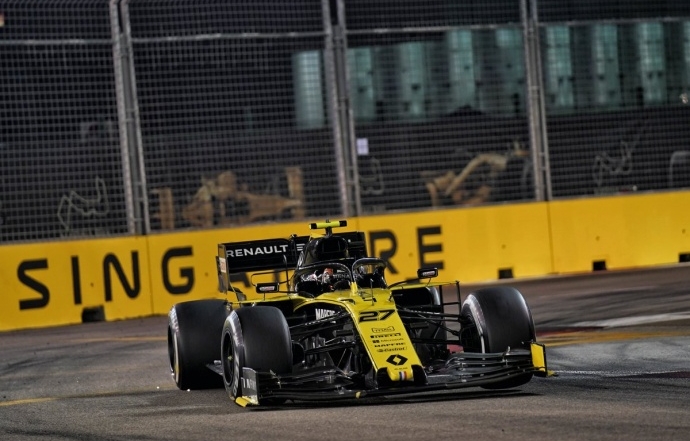 Domingo en Singapur – Renault: Hülkenberg: “Tuvimos suerte con el primer Safety Car”