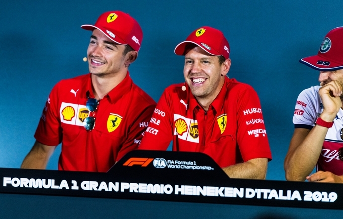 Leclerc asegura que su relación con Vettel no ha cambiado después de Rusia