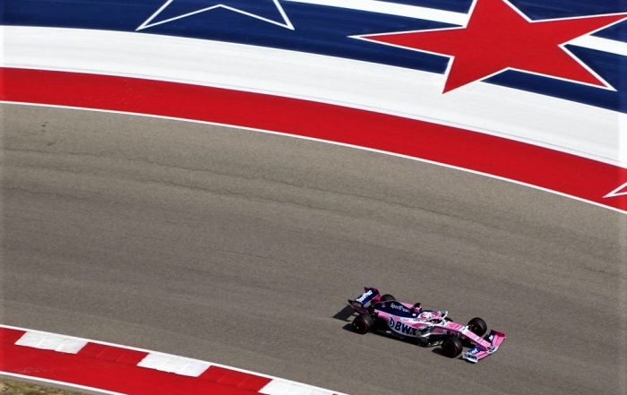 Sábado en Estados Unidos – Racing Point y Checo partirán desde los Pits y Stroll P14 en el Circuito de las Américas