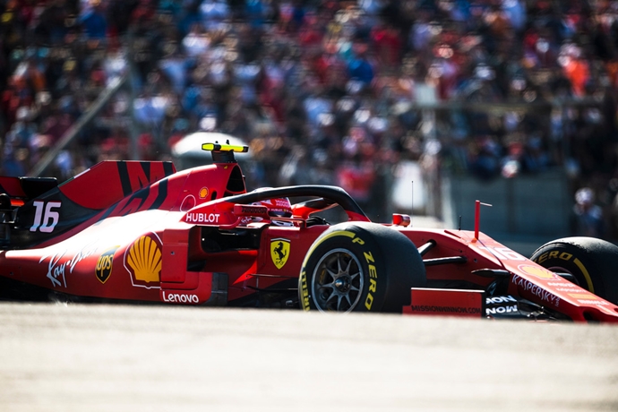 Leclerc perdió 18 caballos de potencia en el GP de los Estados Unidos con la Spec 2