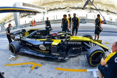 Esteban Ocon ya hizo sus primeros tests con Renault en Abu Dabi