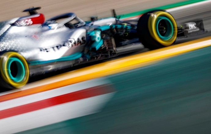 Bottas domina en la primera sesión matinal del primer día de pretemporada