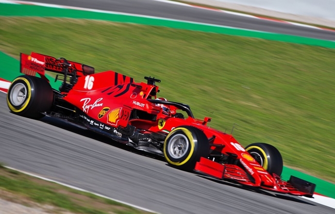 Test F1 2020: Día 1 – Ferrari, lejos en el primer día de pretemporada con Leclerc a los mandos