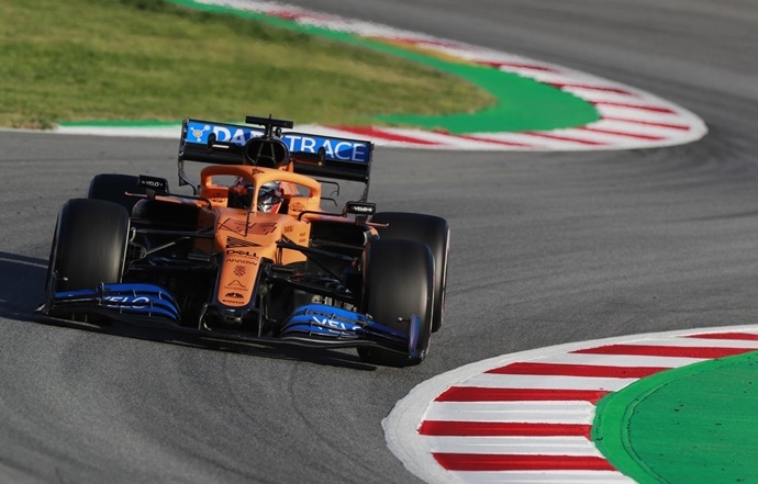 Test F1 2020: Día 1 – McLaren, 161 vueltas sin problemas