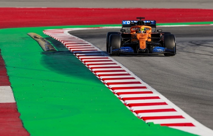 Test F1 2020: Día 2 – McLaren, a paso firme