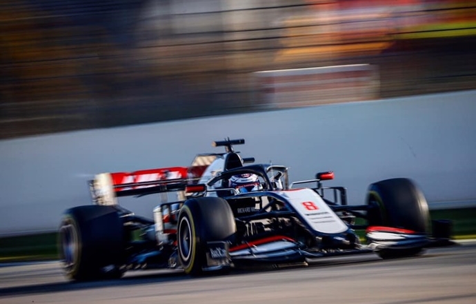 Test F1 2020: Día 3 - Haas, contentos con los datos pese a sus tiempos discretos