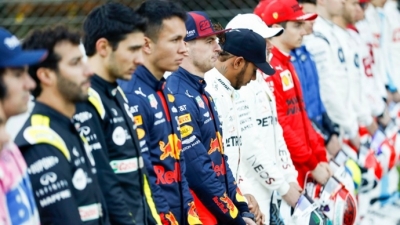 Los pilotos de la F1 reaccionan en contra del racismo