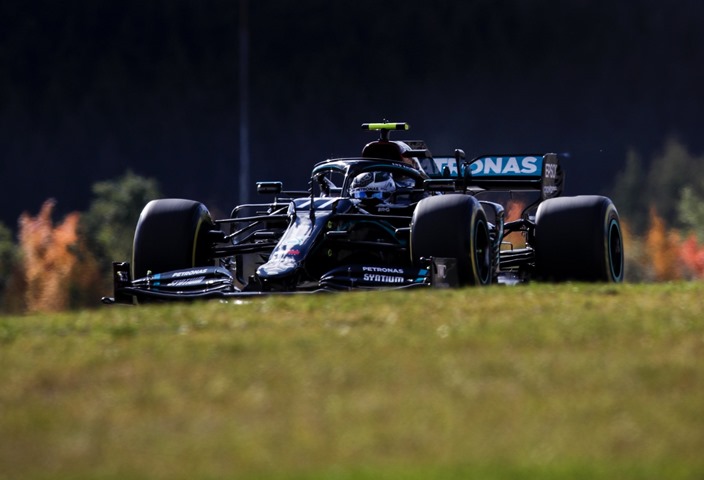 Clasificación en Eifel: Valtteri Bottas le roba la Pole Position a Hamilton