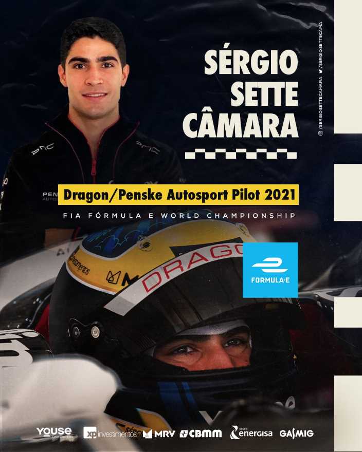 Sérgio Sette Câmara competirá para DRAGON/PENSKE AUTOSPORT