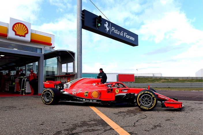 Ferrari completa su primer día de pruebas en Fiorano con Shwartzman, Alesi y Armstrong