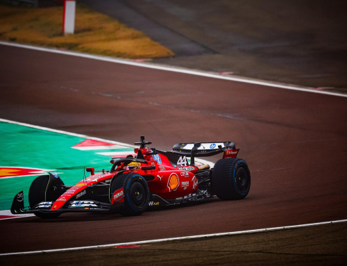 Lewis Hamilton sufre un accidente sin consecuencias físicas en un test privado con Ferrari en Montmeló