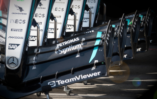 Alerones delanteros del Mercedes para el GP Japón